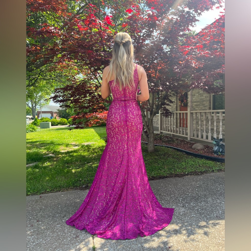 Jovani prom dress, worn 3 hours bought brand new it’s in perfect condition. - Picture 2 of 3